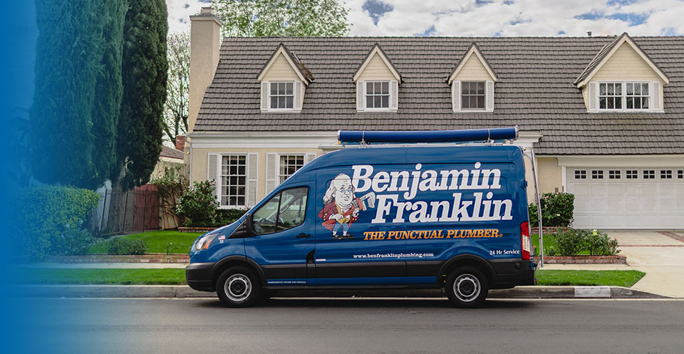 Ben Franklin Plumbing Van
