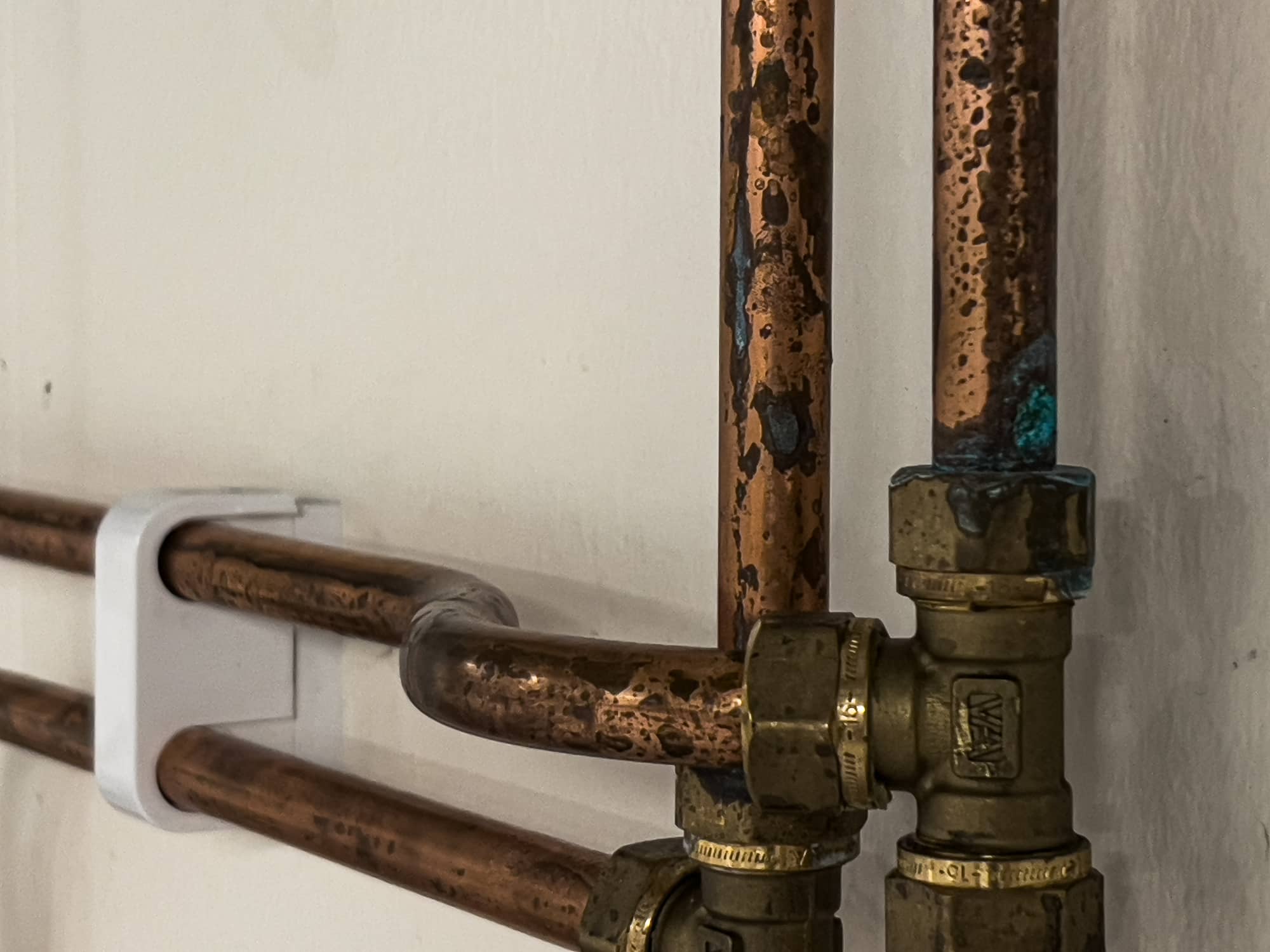Rusty copper pipes, Whole House Repiping.