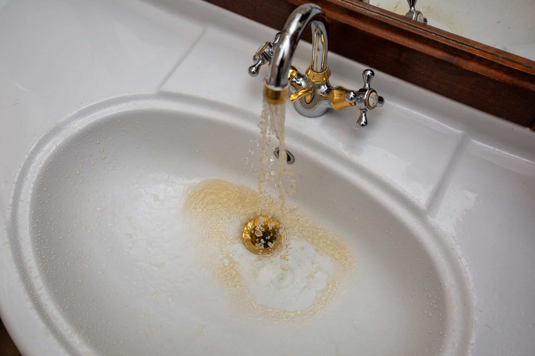 Discolored hot water, Water Heater Corrosion.