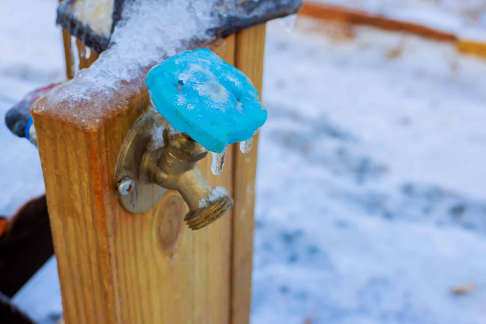 How to prevent pipe freezing in mild winters.