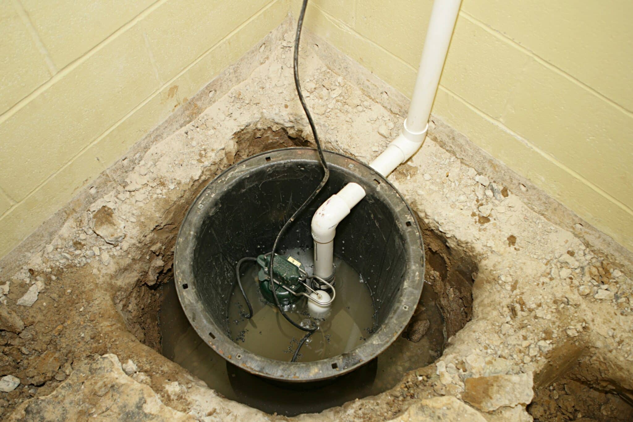 Installation, Basement Ejector Pump.