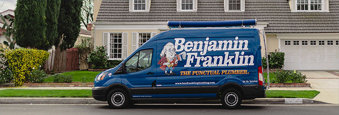 Ben Franklin Plumbing Van